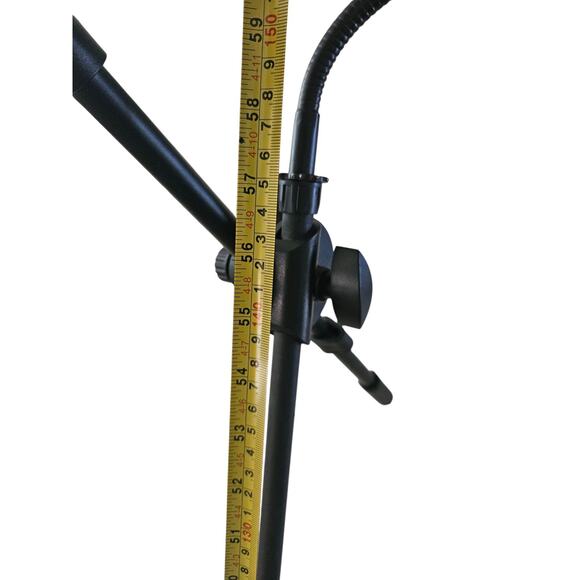Tripod Boom Microphone Stand with Tablet Phone Mount Adjustable Up To 56 inches - Picture 4 of 5